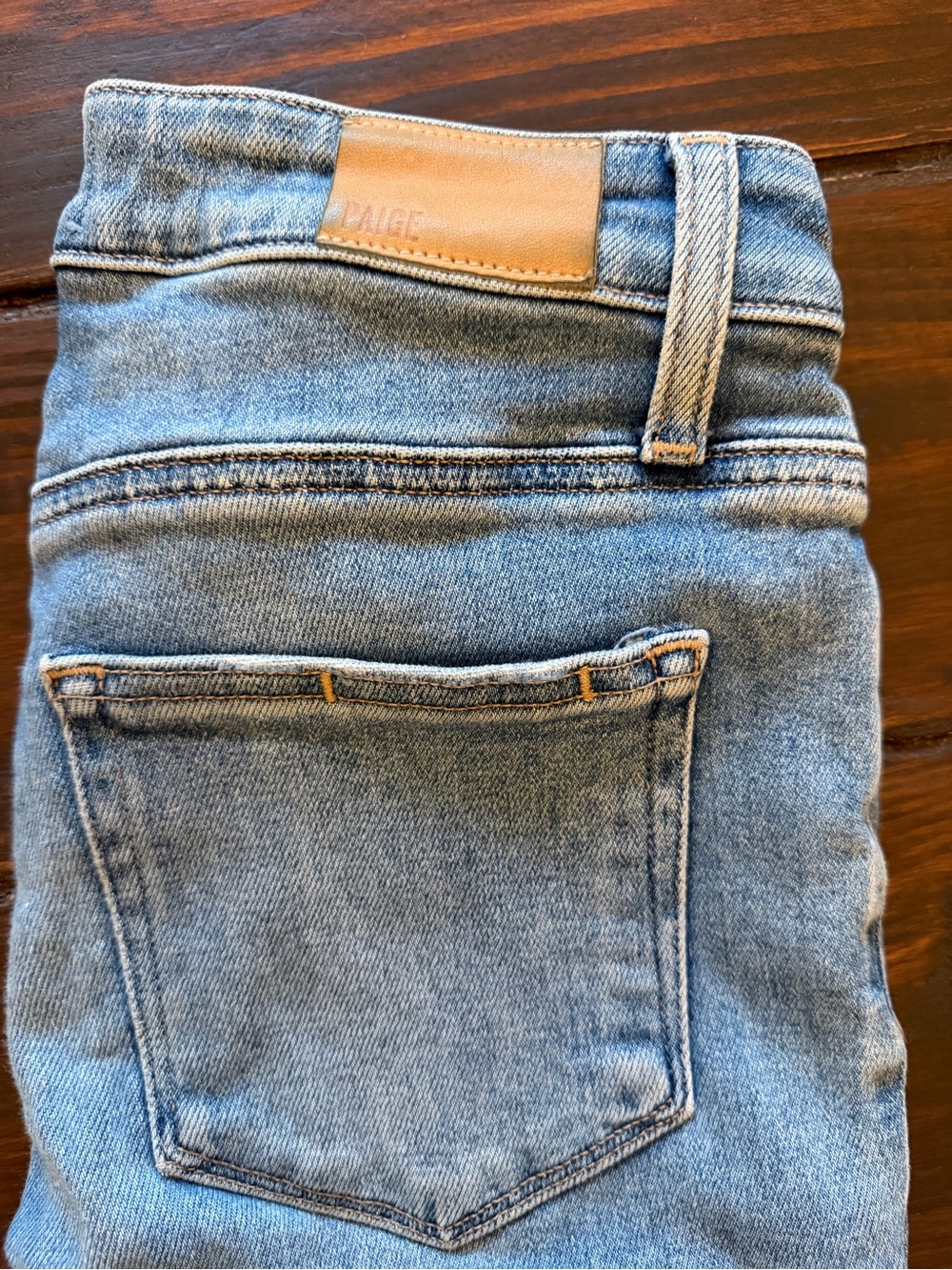 PAIGE High-Rise “Cindy” Women's Jeans in Light Blue Denim